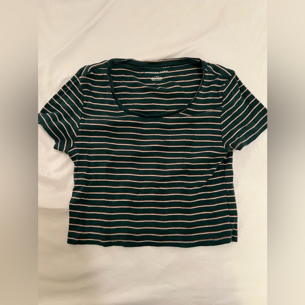 American Eagle Cropped Tee